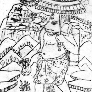 アジアン雑貨/金運.学力.運気アップ!ガネーシャ神/インテリア壁掛け/絵画13