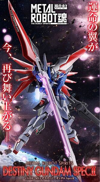 バンダイ (BANDAI) METAL ROBOT魂 SIDE MS デスティニーガンダム&専用光の翼&エフェクトセット