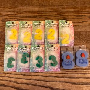 ナンバーキャンドル 11個