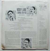 ◆ 未開封・希少 ◆ VICKY LANE with PETE CANDOLI / I Swing For You ◆ RCA LPM-2056 (mono) ◆_画像2