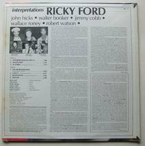 ◆ 未開封・希少 ◆ RICKY FORD / Interpretations ◆ Muse MR 5275 ◆_画像2