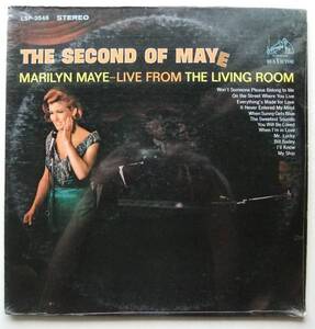 ◆ 未開封・希少 ◆ MARILYN MAYE / The Second of Maye - Live From The Living Room ◆ RCA LSP-3546 ◆ 1