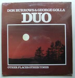 ◆ 未開封・希少 ◆ DON BURROWS - GEORGE GOLLA / Duo ◆ First American MM-9049 ◆