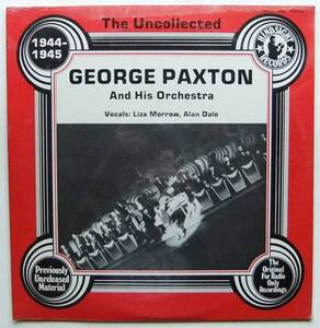 ◆ 未開封・希少 ◆ GEORGE PAXTON And His Orchestra / Vocals: LIZA MORROW, ALAN DALE ◆ Hindsight HSR-183 ◆