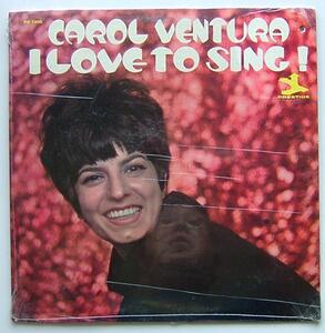 ◆ 未開封 ・希少 ◆ CAROL VENTURA / I Love To Sing ! ◆ Prestige PR-7405 (mono) ◆