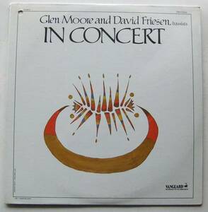 ◆ 未開封・希少 ◆ GLEN MOORE - DAVID FRIESEN / In Concert ◆ Vanguard VSD-79383 ◆