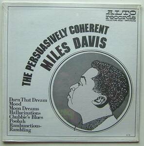 ◆ 未開封・希少 ◆ MILES DAVIS / The Persuasively Coherent ◆ Alto AL-701 ◆