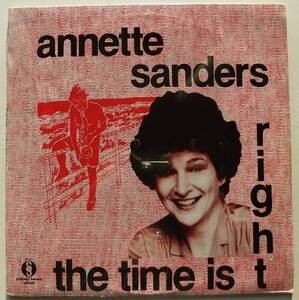 ◆ 未開封・希少 ◆ ANNETTE SANDERS / The Time is Right ◆ Sovereign SOV-502 ◆ V