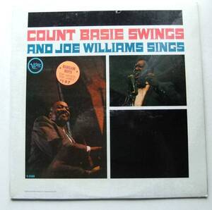 ◆ 未開封・希少 ◆ COUNT BASIE Swings / JOE WILLIAMS Sings ◆ Verve V-8488 (mono) ◆