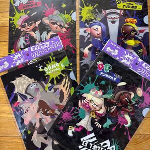 【サントリー×スプラトゥーン3】オリジナルクリアファイル全4種【イオングループ限定】