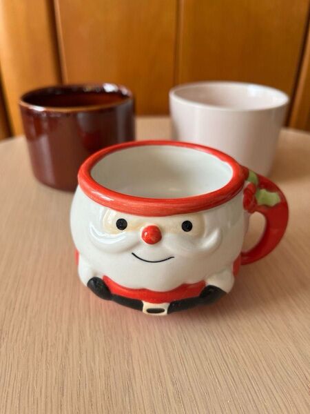 ☆ クリスマス 陶器カップ 3個セット ☆