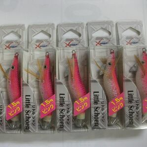 ♪♪ドラゴン リトルシャン餌木1.5号 ピンク 5個セット