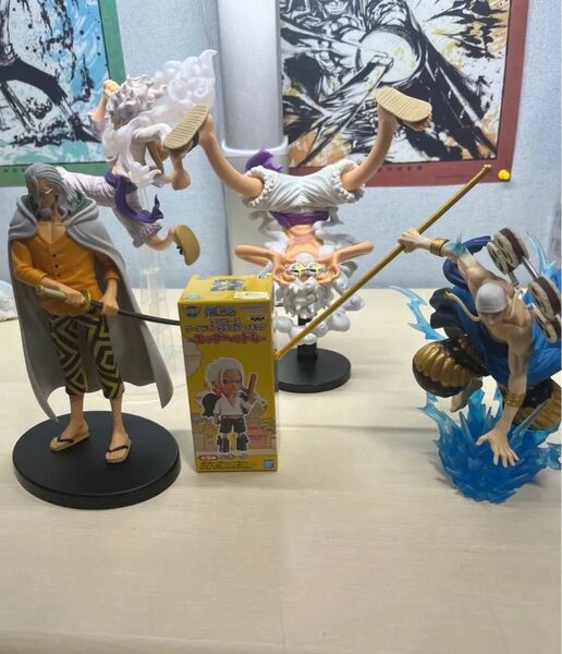 ワンピース フィギュア エネルE賞 ルフィA賞 レイリー ルフィ Sホーク