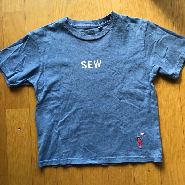 半袖 Tシャツ チェックアンドストライプ サイズ7 サンシャインクラウド