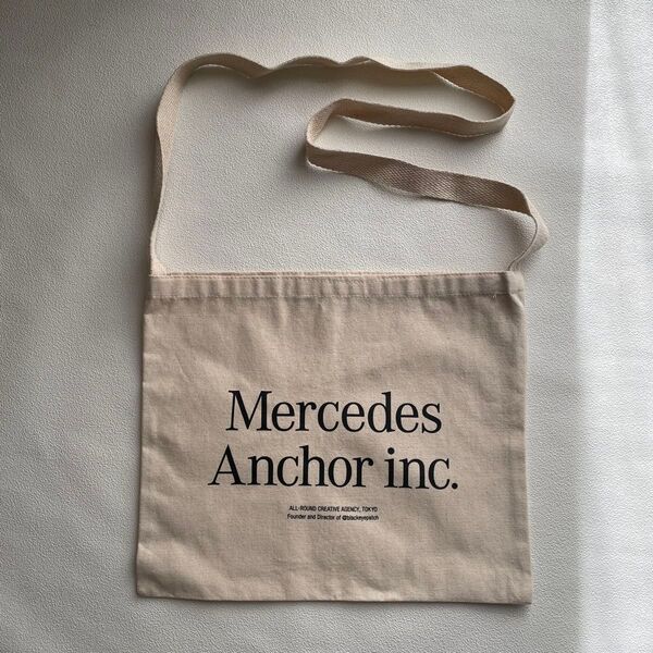 試着のみ Mercedes Anchor inc. Sacoche ホワイト メルセデス アンカーインク サコッシュ