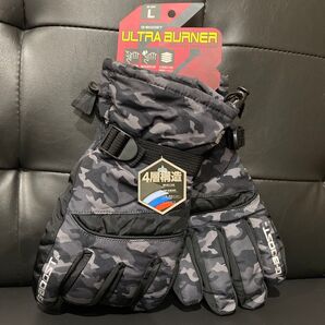 Lサイズ G-BOOST ウルトラバーナー GB-6001 フリース グリップ力 防風 防水 保温 防寒 作業 スキー スノボー