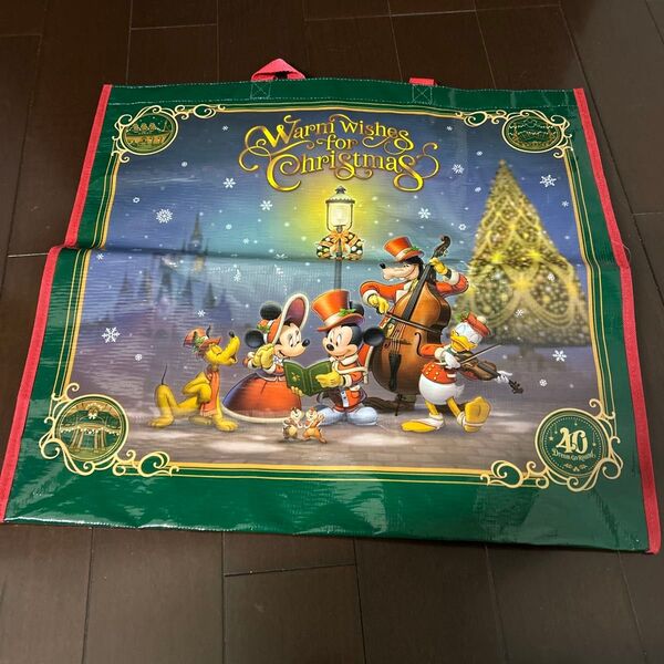 ディズニーランド クリスマス ショッピングバッグ