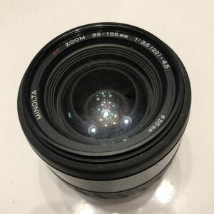 ジャンク品 ミノルタMINOLTA カメラレンズ AF 35-105mm/3.5-4.5