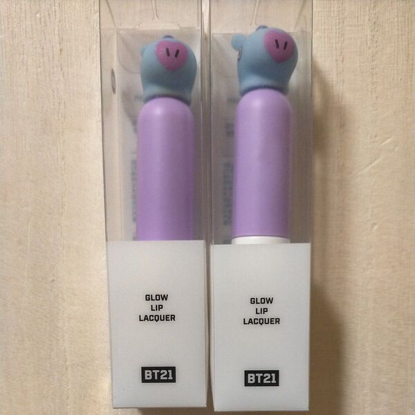 新品未使用未開封 VT グローリップラッカー 口紅 リップ ティント オーサムピンク 防弾少年団 BTS BT21