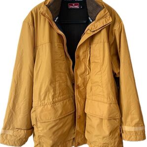 【スポルティング】【美品】ジャンパー ナイロン ジャケット 二枚重ね《取り外し可能フリース付き 》アウトドア M ポケット多数