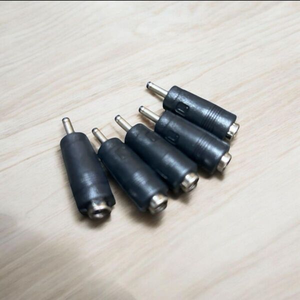 大特価!dcジャック 変換 アダプタ、パソコン電源アダプタ3.1x1.0mm 5個セット 電源アダプター
