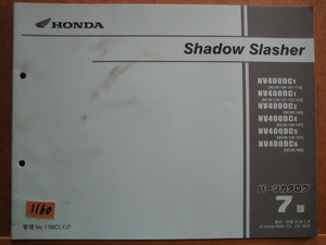 [Z1160] HONDA| Honda Shadow 400 Thrasher |NV400 (NC40) parts catalog Heisei era 18 year 2 month issue 7 version 