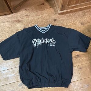 SPINNS シャカシャカ ゆるだぼシャツ 黒 フリーサイズ