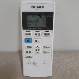 ①通電済　SHARP　A840JB エアコン用リモコン エアコンリモコン シャープ