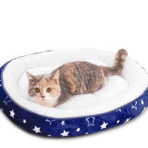 新品 ペットベッド ふわふわ 星