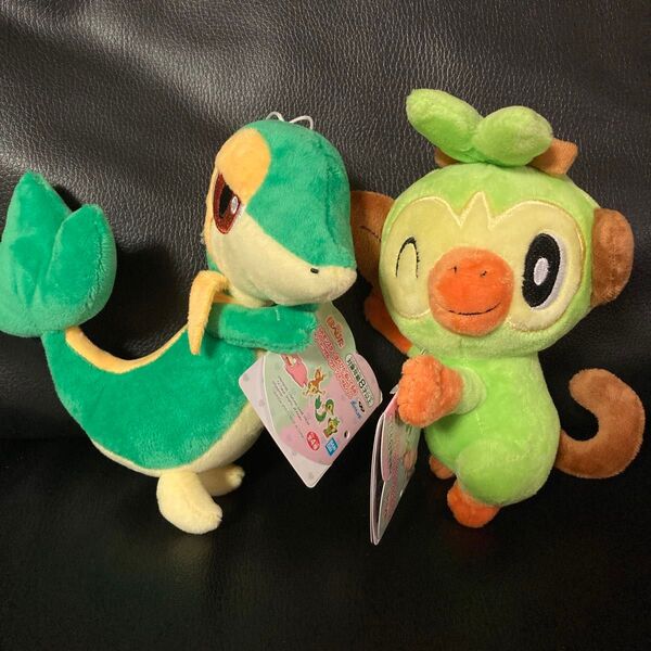 ポケットモンスター ほぺぴた ぬいぐるみ ツターシャ サルノリ 2点セット