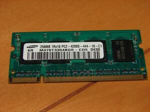 SO-DIMM 256MBx1 DDR2 PC2-4200 CL4.0(Samsung)