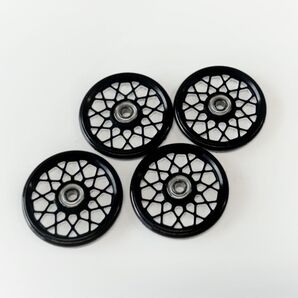 19㎜プラリング 黒染め 加工ローラー CNC 正規品 ミニ四駆 タミヤ マシニング加工 TAMIYA