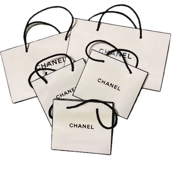 CHANEL ショップ袋 白