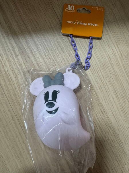 ディズニー ハロウィン バックチャームケース付き おばけちゃん ミニー