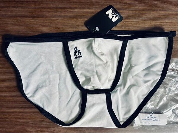 N2N BODYWEAR メンズ スイムウェア dare devil ホワイト US-Mサイズ ウエスト平置き37cm