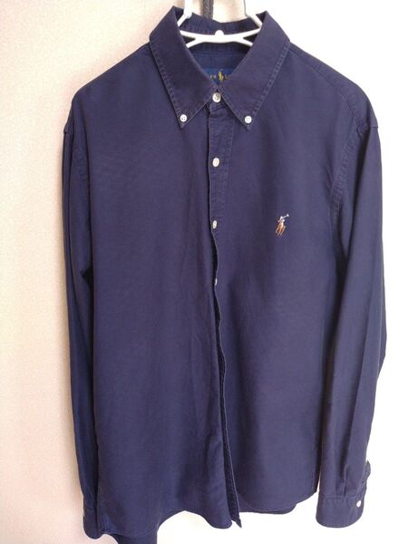 ラルフローレン Ralph Lauren 長袖ボタンダウンシャツ ネイビー M