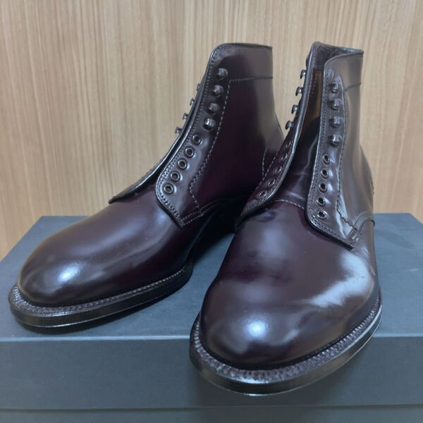 ALDEN 4561H オールデン プレーントゥ コードバン バーガンディ US8