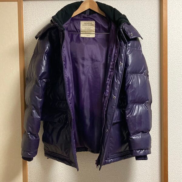 UNIQLO ユニクロ プレミアム ダウンジャケット パープル系 Size L