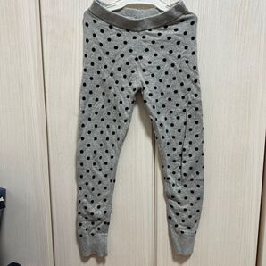 GAP kids ギャップキッズ レギンス スパッツ パンツ グレー 水玉 ニット素材 女の子 130cm