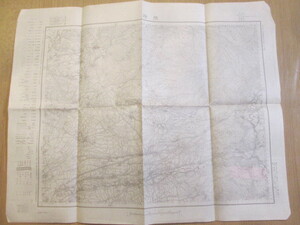 古地図　隈府　5万分の1地形図◆大正3年◆熊本県、阿蘇