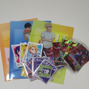 不用品まとめ売り クリアファイル ステッカー カードゲーム