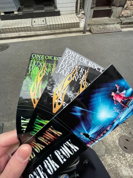 ONE OK ROCK 2023 LUXURY DISEASE JAPAN TOUR シール3点セット