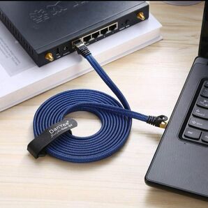 新品未使用DanYee CAT8 LANケーブル (ブルー, 1m)