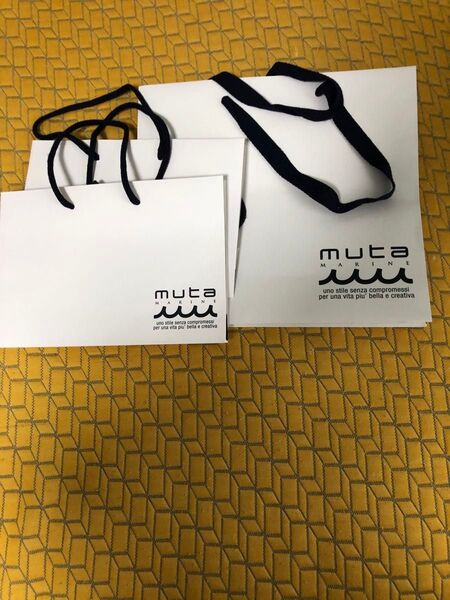ムータマリンゴルフ mutamarinegolf ショップ袋 ショッパー 大1枚、小2枚セット
