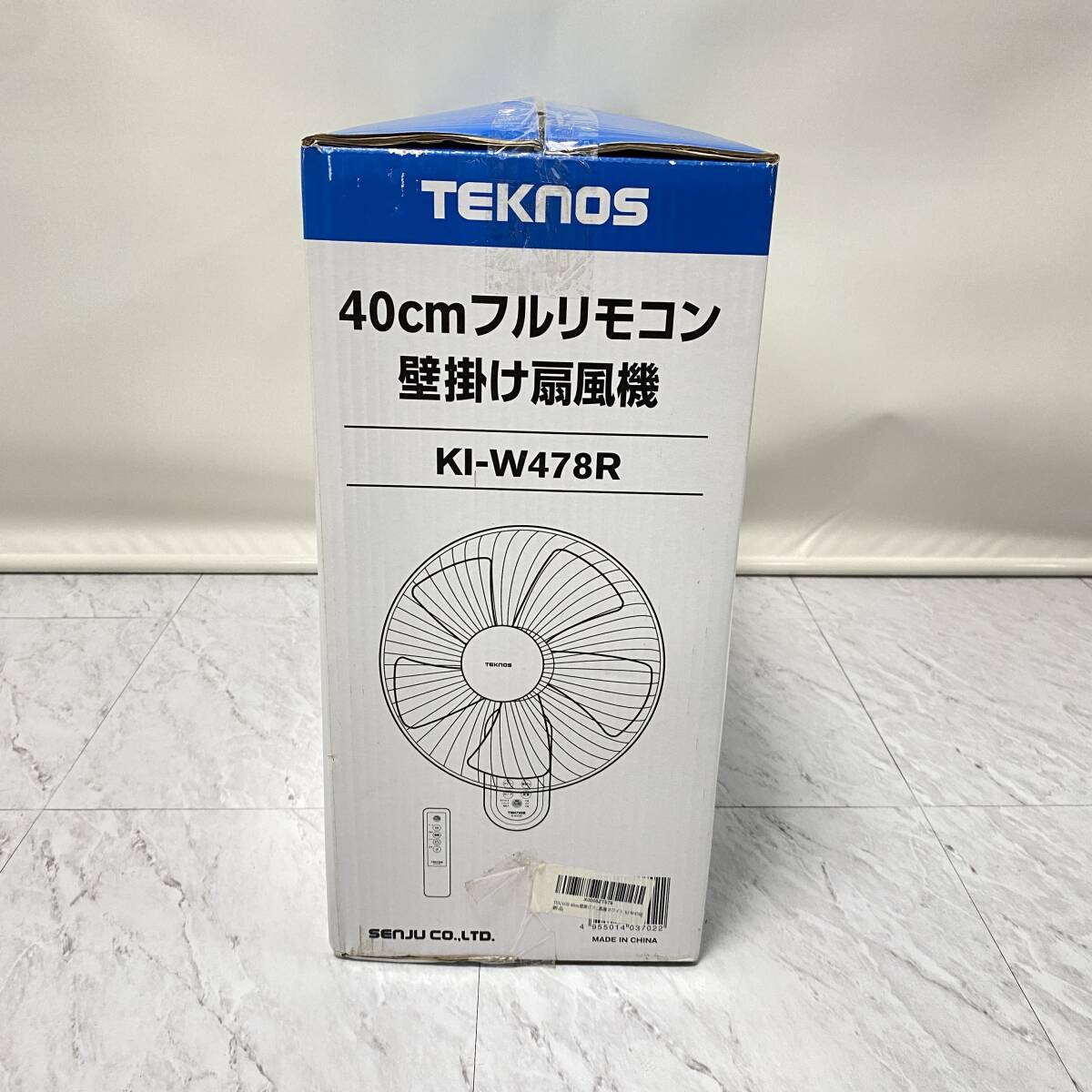 BK27【家電】未使用? TEKNOS テクノス 40cm 壁掛け フルリモコン 扇風機 ホワイト KI-W478R BK27【家電】未使用? TEKNOS テクノス 40cm 壁掛け フルリモコン 扇風機 ホワイト KI-W478R