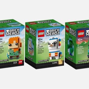 【新品未開封】レゴ LEGO ブリックヘッズ brick headz マインクラフト 40624 40625 40626