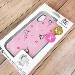 ★外箱痛みアリ★訳あり価格★ サンリオ ベティーちゃん BETTY BOOP 50'S iPhoneXs / iPhoneX 兼用 スマホケース