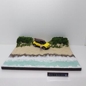 ジオラマ模型 ミニカーステージ SUV&SURF!