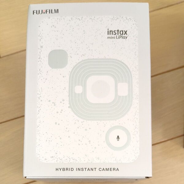 ハイブリッドインスタントカメラ instax mini LiPlay (ストーンホワイト)