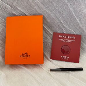 HERMES エルメス リップ 試供品 エルメスルージュ アレーヴル サティネ 21 ローズ 即購入OK
